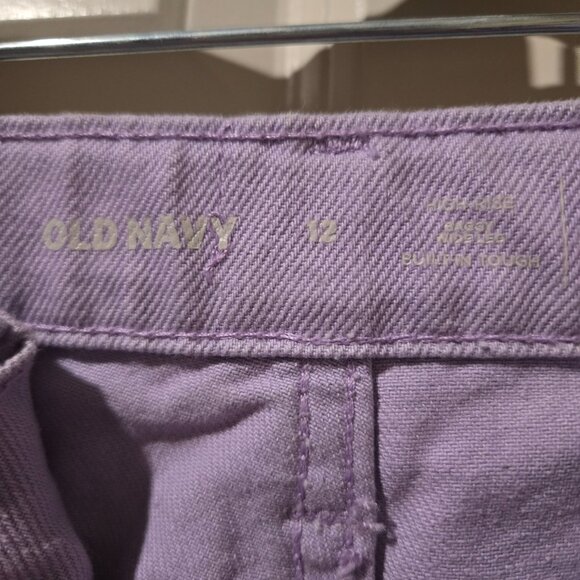 Old Navy Girl's Lilac Denim Pants - Picture 3 of 5